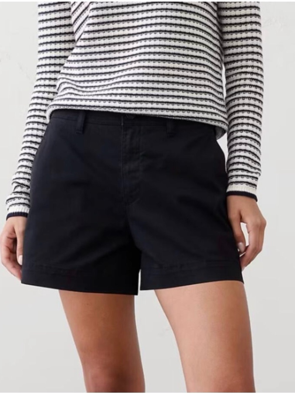 Banana Republic Women's Black Chino Shorts